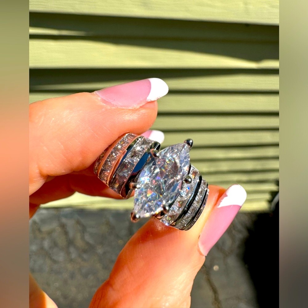 Diamond Cocktail Ring 7